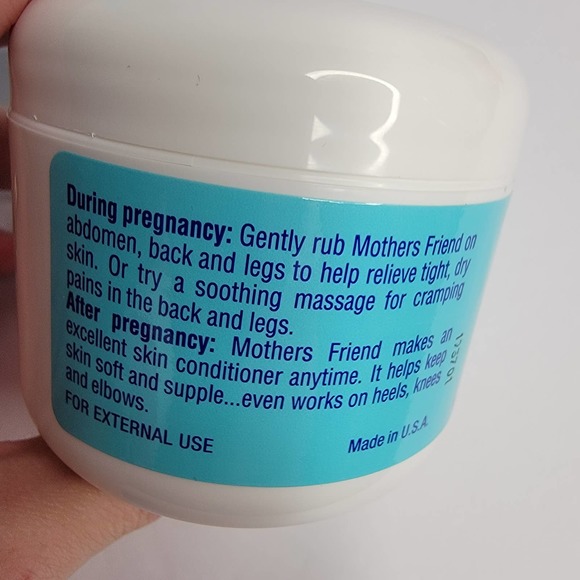 4 oz Mother's friend Body Skin Cream Pregnancy Prenatal Pink Soft Liquid Rub - Picture 5 of 7